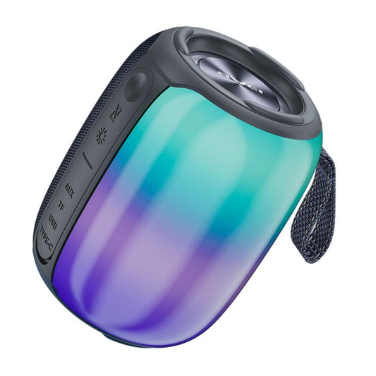 awei Y525 Portable Colorful Ambient Light Bluetooth Speaker(Black) - Desktop Speaker by awei | Online Shopping UK | buy2fix