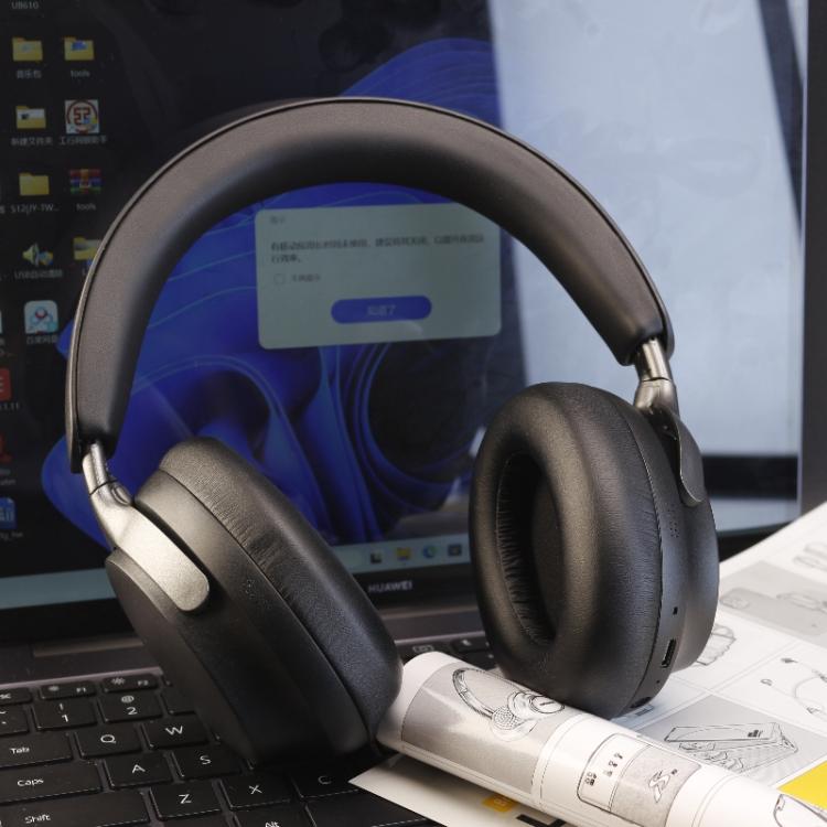 BT65 Over-Ear Active Noise Reduction Wireless Bluetooth Headset(Black) - Headset & Headphone by buy2fix | Online Shopping UK | buy2fix