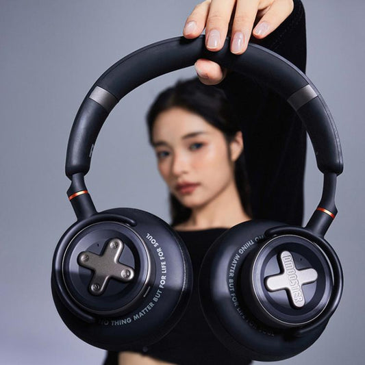 Dmooster D19 Pro ANC and EDC Noise Reduction Bluetooth Headphones(Grey) - Headset & Headphone by D MOOSTER | Online Shopping UK | buy2fix