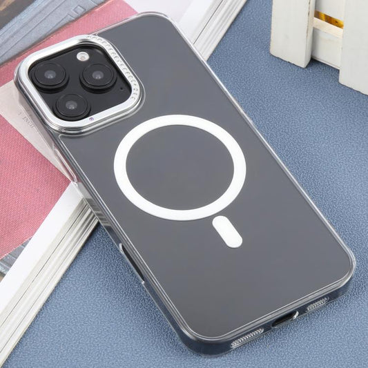 For iPhone 16 Pro Max DFANS DESIGN Metal Lens Frame MagSafe Phone Case(Transparent) by DFANS DESIGN