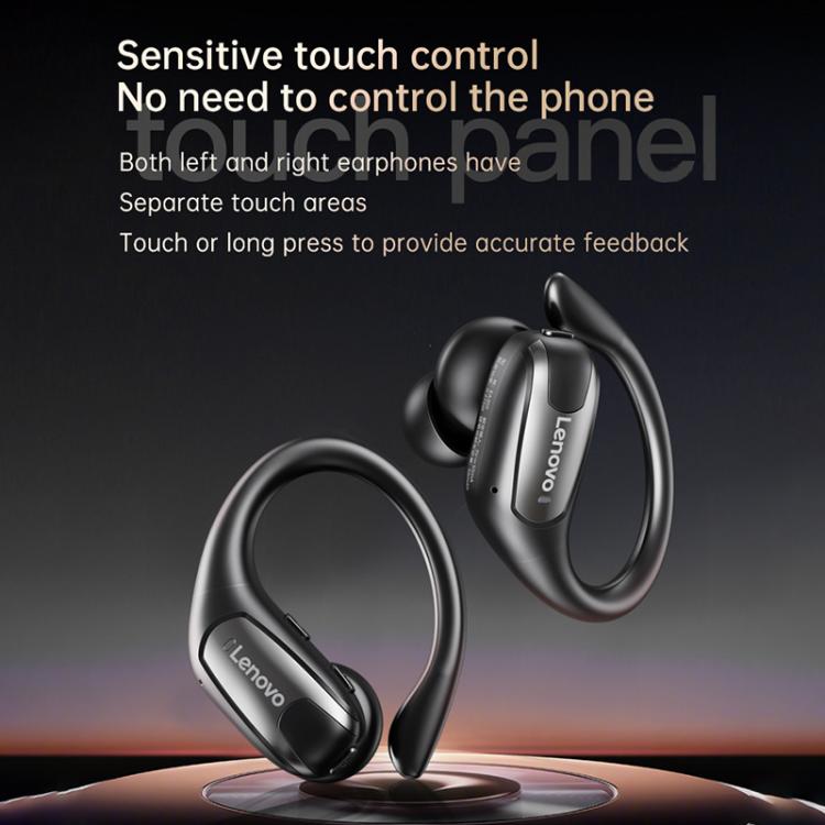 Original Lenovo EA305 Ear-mounted Digital Display True Wireless Bluetooth Earphones(Black) - TWS Earphone by Lenovo | Online Shopping UK | buy2fix