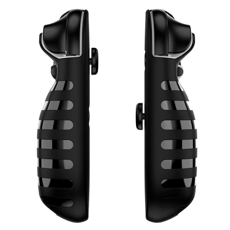 For Nintendo Switch 2 Detachable X-pattern Protective Case with Holder(Black) - Cases by buy2fix | Online Shopping UK | buy2fix