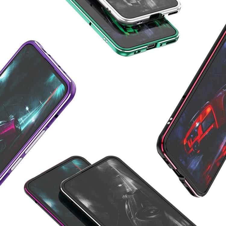 For Huawei Honor 30S Aluminum Alloy Shockproof Protective Bumper Frame(Green) - Honor Cases by buy2fix | Online Shopping UK | buy2fix