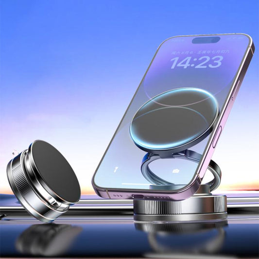 CTT28 Foldable Vacuum Magnetic Suction Cup Phone Holder(White) - Desktop Holder by buy2fix | Online Shopping UK | buy2fix