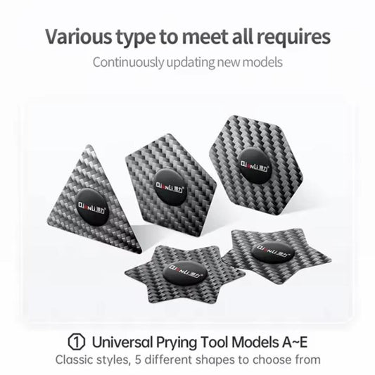 Qianli High Toughness Multifunctional Carbon Fiber Prying Tool Pentagon Shaped - Crowbar by QIANLI | Online Shopping UK | buy2fix