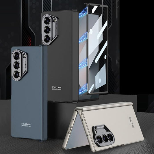 For Samsung Galaxy Z Fold6 GKK Integrated Magnetic Folding Hinge All-inclusive Explorer Phone Case(Black) - Galaxy Z Fold6 5G Cases by GKK | Online Shopping UK | buy2fix