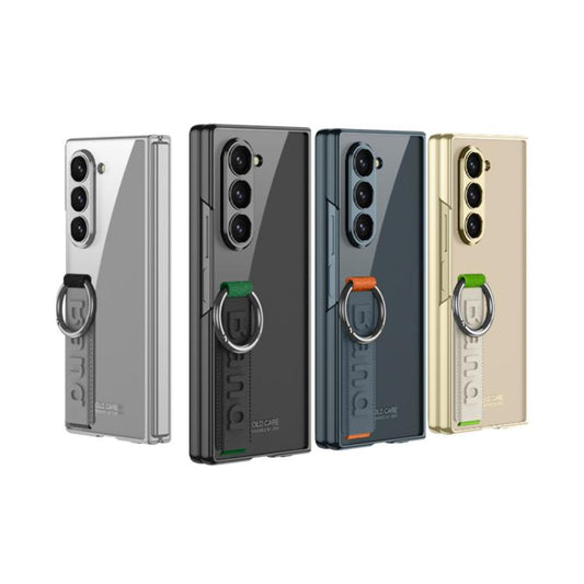 For Samsung Galaxy Z Flip6 / Flip7 FE GKK Integrated Phantom Plating Side Wrist Strap Ring Phone Case(Green) - Galaxy Z Flip6 5G Cases by GKK | Online Shopping UK | buy2fix