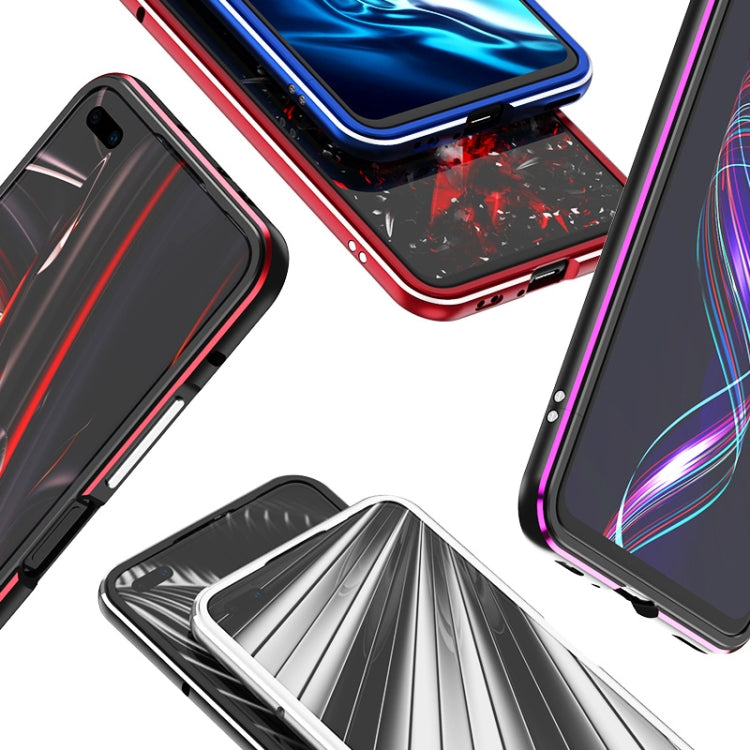 For Huawei Honor V30 Aluminum Alloy Shockproof Protective Bumper Frame(Silver) - Honor Cases by buy2fix | Online Shopping UK | buy2fix