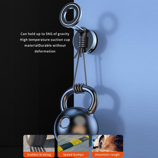 Q89 Foldable Vacuum MagSafe Magnetic Suction Cup Phone Holder(Black) - Universal Car Holders by buy2fix | Online Shopping UK | buy2fix