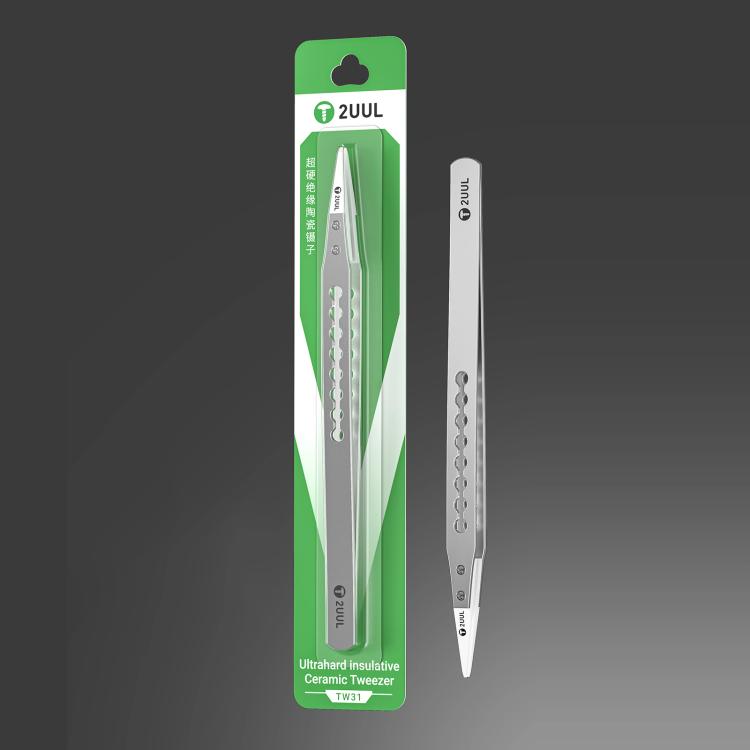 2uul TW31 Ultrahard Insulative Ceramic Tweezer - Tweezers by 2UUL | Online Shopping UK | buy2fix