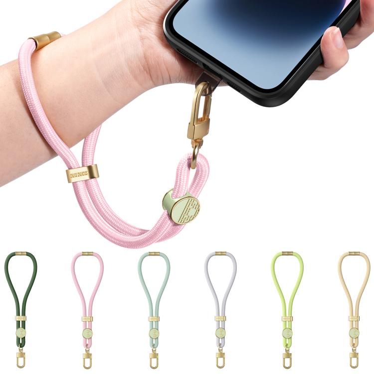 DUX DUCIS Garden Series Tile Pattern Adjustable Short Phone Lanyard(Glaze Yellow) - Lanyards & Wrist Straps by DUX DUCIS | Online Shopping UK | buy2fix