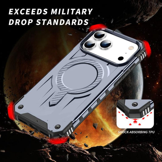 For iPhone 17 Pro Max Straship MagSafe TPU Hybrid PC Phone Case(Gray) - iPhone 17 Pro Max Cases by buy2fix | Online Shopping UK | buy2fix