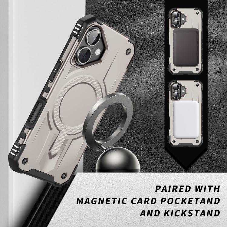For iPhone 17 Straship MagSafe TPU Hybrid PC Phone Case(Gold) - iPhone 17 Cases by buy2fix | Online Shopping UK | buy2fix
