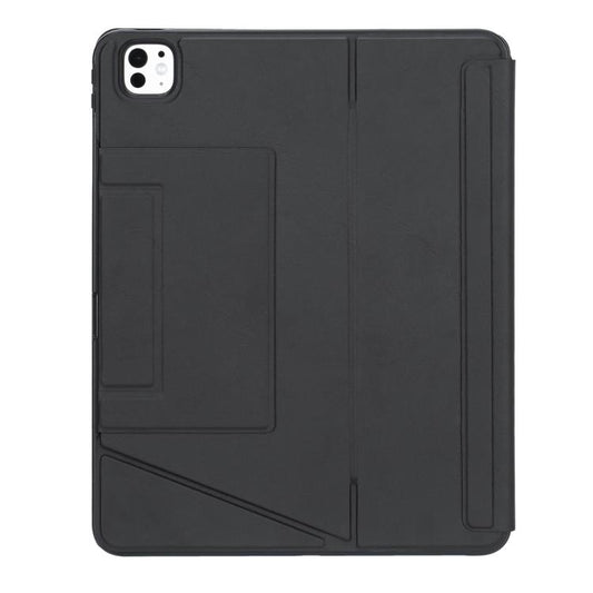For iPad Pro 13 2024 Holder Floating Detachable Backlight Keyboard Tablet Leather Case with Touchpad(Black) - For iPad Pro by buy2fix | Online Shopping UK | buy2fix