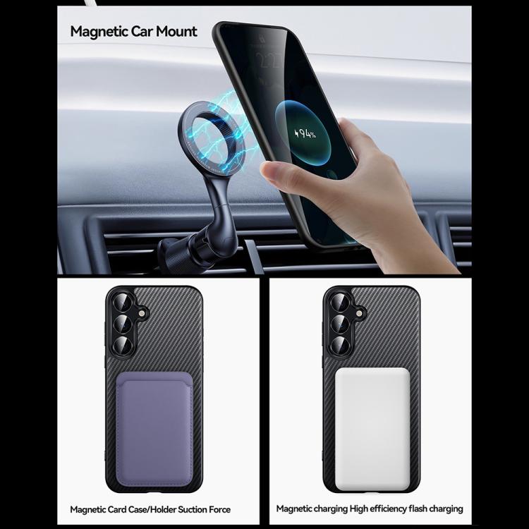 For Samsung Galaxy S25 Ultra 5G SULADA 600D Kevlar Texture PC Shockproof Phone Case(Blue) - Galaxy S25 Ultra 5G Cases by SULADA | Online Shopping UK | buy2fix