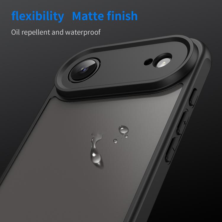 For iPhone Air Fan Dun Series TPU Hybrid PC Frosted Phone Case(Black) - iPhone Air Cases by buy2fix | Online Shopping UK | buy2fix