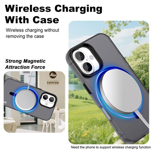 For iPhone 17 IMAK Candy Series Shockproof MagSafe Phone Case(Black) - iPhone 17 Cases by imak | Online Shopping UK | buy2fix