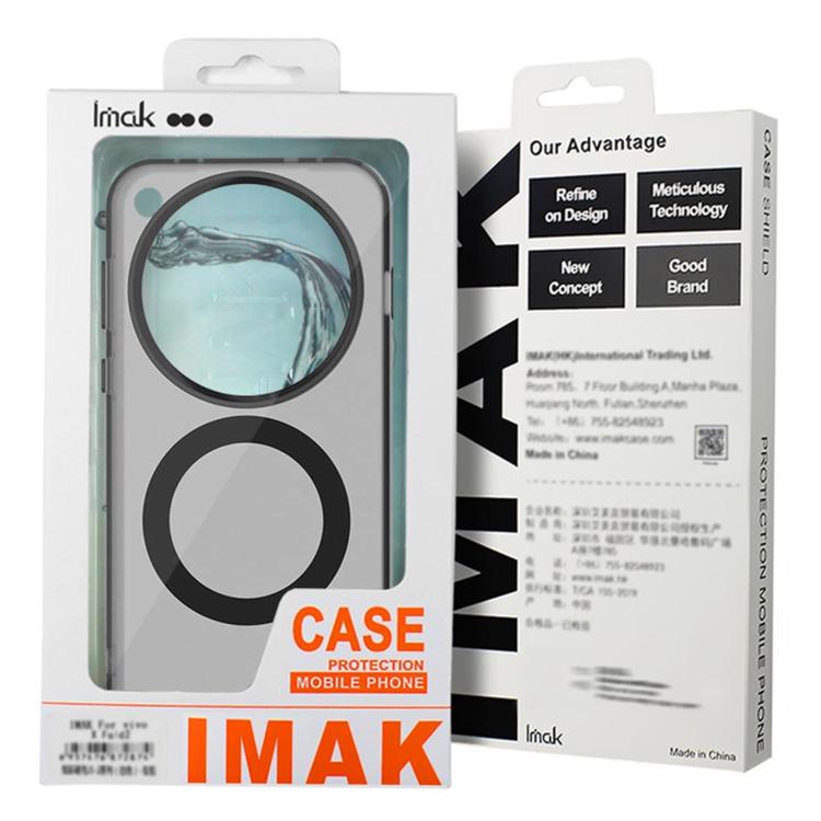 For iPhone 16e IMAK Candy Series Shockproof MagSafe Phone Case(White) - iPhone 16e Cases by imak | Online Shopping UK | buy2fix