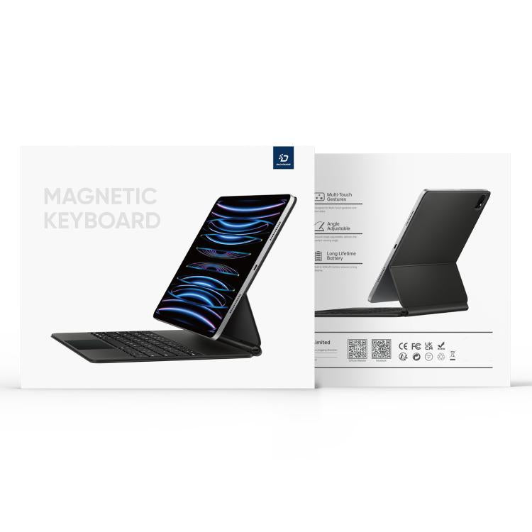 For Samsung Galaxy Tab S10 Ultra DUX DUCIS MK Series Magnetic Wireless Bluetooth Keyboard Tablet Case(Black) - For Samsung by DUX DUCIS | Online Shopping UK | buy2fix
