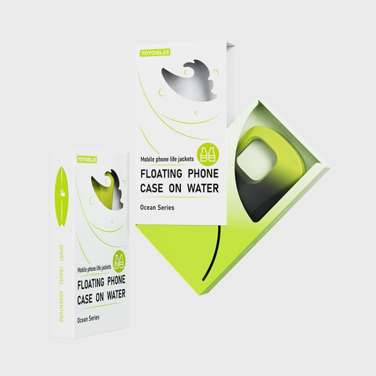 For iPhone 16 YOYOISLES Ocean Series EVA Curved Phone Case(Black Green) - iPhone 16 Cases by YOYOISLES | Online Shopping UK | buy2fix