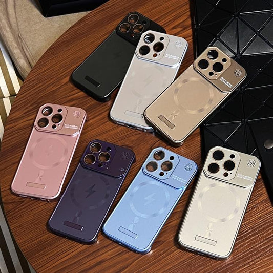 For iPhone 13 Pro Frameless Aromatherapy MagSafe Magnetic PC Phone Case(Purple) - iPhone 13 Pro Cases by buy2fix | Online Shopping UK | buy2fix