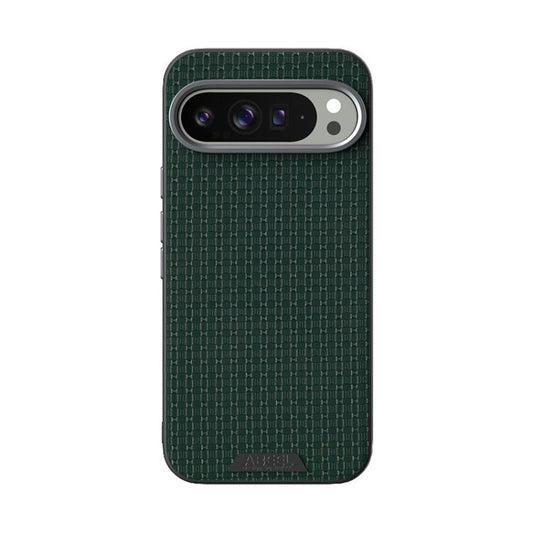 For Google Pixel 10 / 10 Pro ABEEL Ruyi Pattern 6D Micro Relief MagSafe Leather Phone Case(Green) - Google Cases by buy2fix | Online Shopping UK | buy2fix