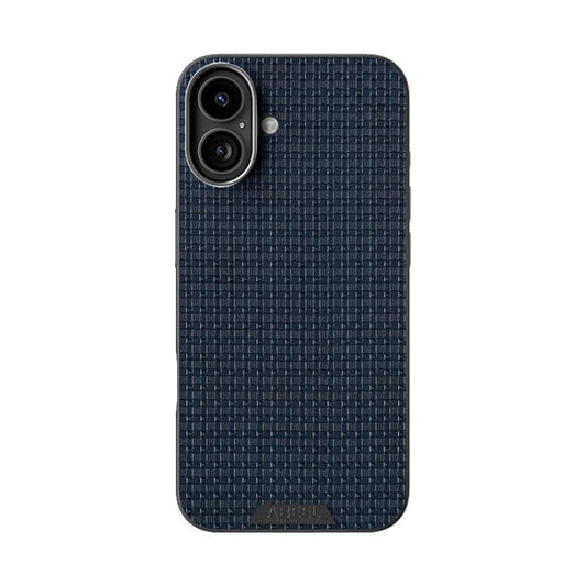 For iPhone 16 Plus ABEEL Ruyi Pattern 6D Micro Relief MagSafe Leather Phone Case(Blue) - iPhone 16 Plus Cases by buy2fix | Online Shopping UK | buy2fix