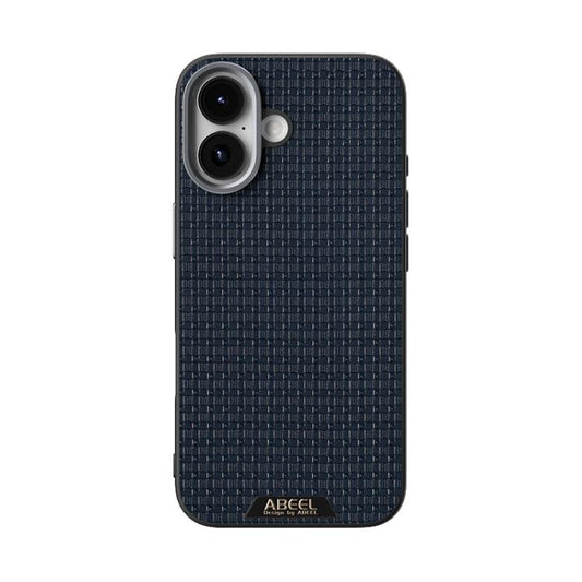 For iPhone 17 ABEEL Ruyi Pattern 6D Micro Relief MagSafe Leather Phone Case(Blue) - iPhone 17 Cases by buy2fix | Online Shopping UK | buy2fix