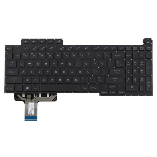 US Version RGB Backlit Laptop Keyboard for Asus ROG Stirx G17 G713 G713Q G713QE G713QY G713QR G713RX G713RS G713RC G713IR G713IH(Black) - Replacement Keyboards by buy2fix | Online Shopping UK | buy2fix