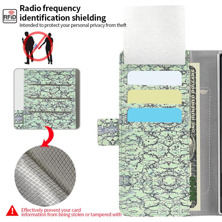 For Samsung Galaxy Z Fold6 VIETAO Integrated Colorful Leather Phone Case with Elastic Bowl Strap(Green) - Galaxy Z Fold6 5G Cases by VIETAO | Online Shopping UK | buy2fix
