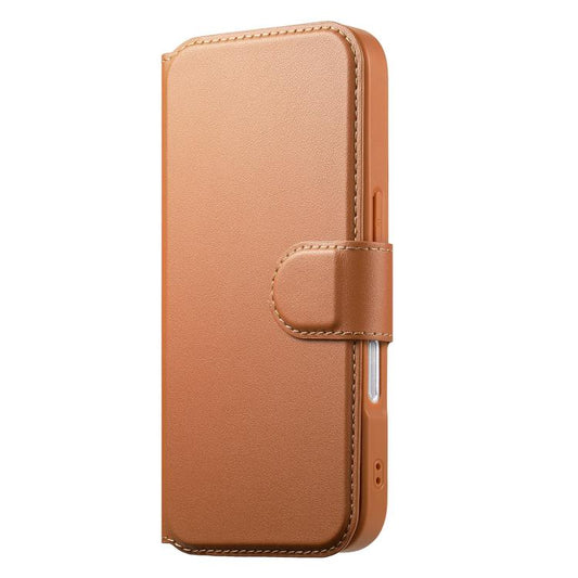 For iPhone 16 Pro Max CaseNeo Finger Grip Strap MagSafe Leather Phone Case(Brown) - iPhone 16 Pro Max Cases by CaseNeo | Online Shopping UK | buy2fix