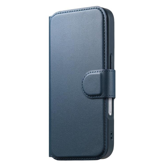 For iPhone 16 CaseNeo Finger Grip Strap MagSafe Leather Phone Case(Blue) - iPhone 16 Cases by CaseNeo | Online Shopping UK | buy2fix