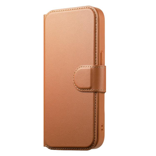 For iPhone 15 Pro CaseNeo Finger Grip Strap MagSafe Leather Phone Case(Brown) - iPhone 15 Pro Cases by CaseNeo | Online Shopping UK | buy2fix