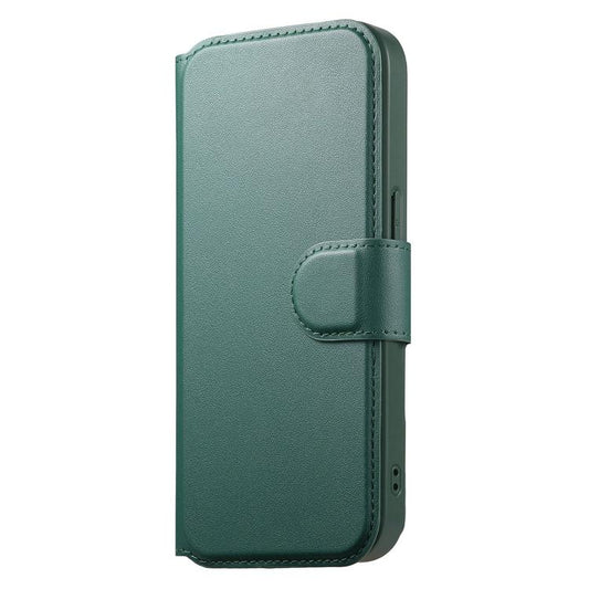 For iPhone 15 CaseNeo Finger Grip Strap MagSafe Leather Phone Case(Green) - iPhone 15 Cases by CaseNeo | Online Shopping UK | buy2fix