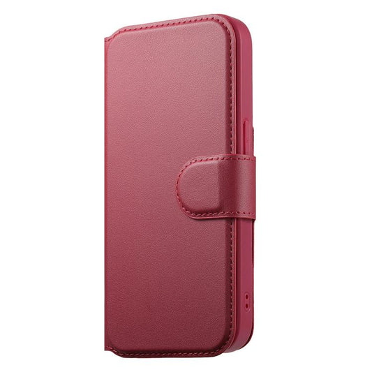 For iPhone 14 / 13 CaseNeo Finger Grip Strap MagSafe Leather Phone Case(Red) - iPhone 14 Cases by CaseNeo | Online Shopping UK | buy2fix