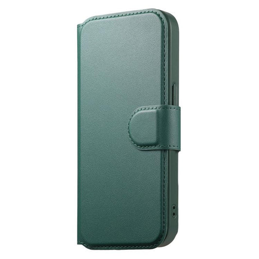 For iPhone 12 Pro Max CaseNeo Finger Grip Strap MagSafe Leather Phone Case(Green) - More iPhone Cases by CaseNeo | Online Shopping UK | buy2fix