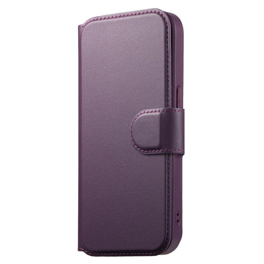 For iPhone 12 Pro Max CaseNeo Finger Grip Strap MagSafe Leather Phone Case(Purple) - More iPhone Cases by CaseNeo | Online Shopping UK | buy2fix
