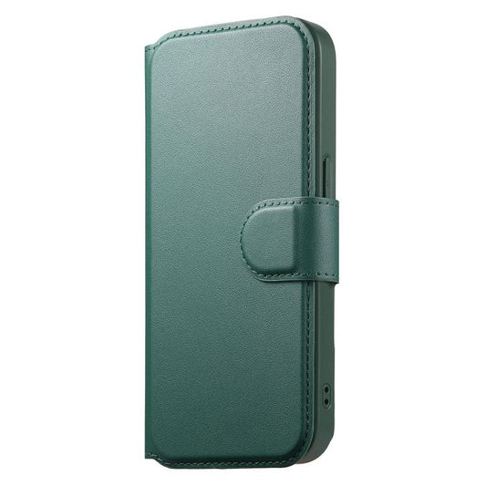 For iPhone 16e CaseNeo Finger Grip Strap MagSafe Leather Phone Case(Green) - iPhone 16e Cases by CaseNeo | Online Shopping UK | buy2fix