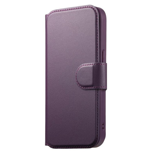 For iPhone 16e CaseNeo Finger Grip Strap MagSafe Leather Phone Case(Purple) - iPhone 16e Cases by CaseNeo | Online Shopping UK | buy2fix