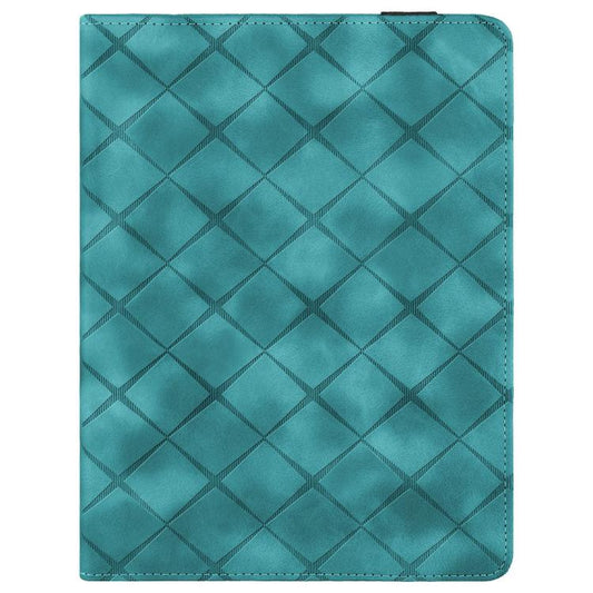 For iPad Air / Air 2 / 9.7 2017 / 2018 Rhombus Embossed Leather Smart Tablet Case(Green) - iPad 9.7 (2018) & (2017) Cases by buy2fix | Online Shopping UK | buy2fix