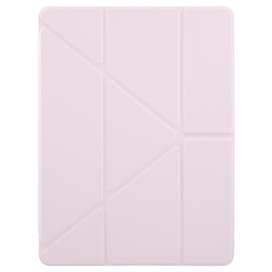 For iPad mini 6 / mini 2024 ZGA Genre Series Y-Fold Leather Tablet Case with Pen Slot(Pink) - iPad mini 2024 Cases by ZGA | Online Shopping UK | buy2fix
