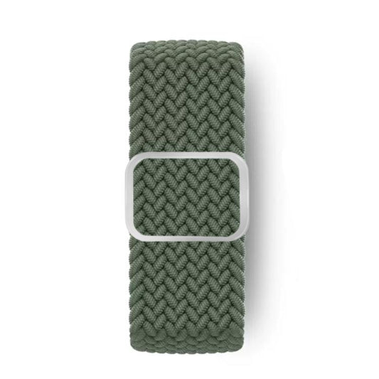 For Apple Watch 46mm / 49mm / 45mm / 44mm Kalebol Eight Buckle Nylon Braided Watch Band(Dark Green) - Watch Bands by Kalebol | Online Shopping UK | buy2fix