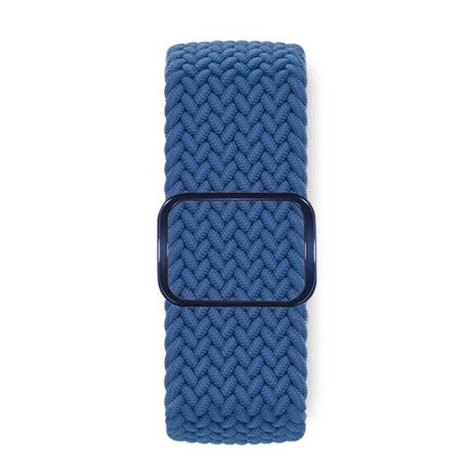 For Apple Watch 46mm / 49mm / 45mm / 44mm Kalebol Eight Buckle Nylon Braided Watch Band(Cold Blue) - Watch Bands by Kalebol | Online Shopping UK | buy2fix