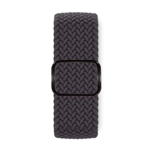 For Apple Watch 42mm / 41mm / 40mm / 38mm Kalebol Eight Buckle Nylon Braided Watch Band(Space Gray) - Watch Bands by Kalebol | Online Shopping UK | buy2fix