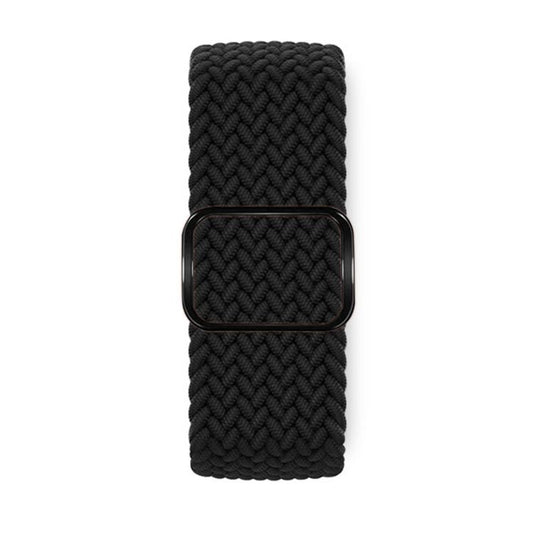 For Apple Watch 42mm / 41mm / 40mm / 38mm Kalebol Eight Buckle Nylon Braided Watch Band(Black) - Watch Bands by Kalebol | Online Shopping UK | buy2fix