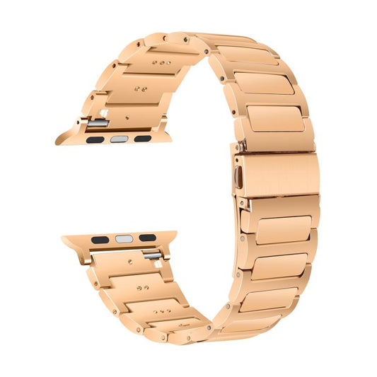 For Apple Watch 46mm / 49mm / 45mm / 44mm Kalebol Tooling Metal Zinc Alloy Watch Band(Rose Gold) - Watch Bands by Kalebol | Online Shopping UK | buy2fix