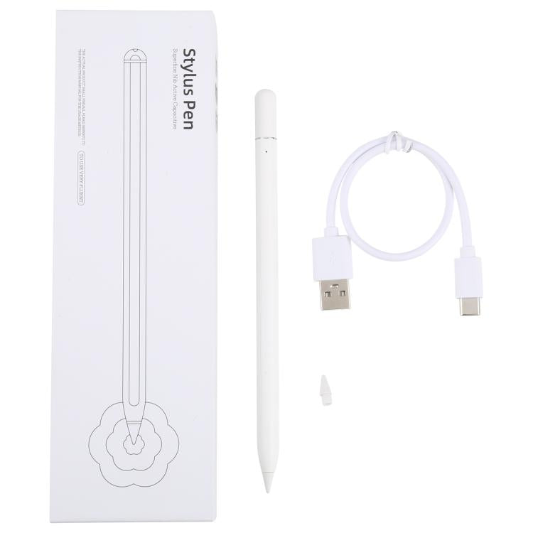 For iPad Series Type-C Magnetic Draw Out Stylus(White) - Stylus Pen by buy2fix | Online Shopping UK | buy2fix
