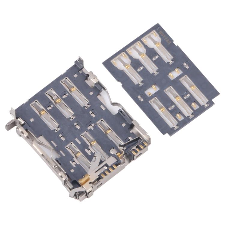 For Galaxy S22 Ultra 5G SM-S908 10pcs Original SIM Card Reader - by buy2fix | Online Shopping UK | buy2fix