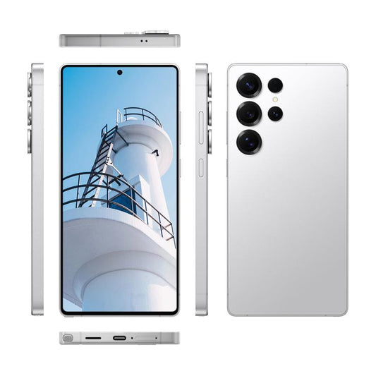 F102 / S25 Ultra, 4GB+64GB, 6.75 inch Android 11 MTK6762 Octa Core, Network: 4G, Dual SIM, Support Wireless Charging, Plug:US Plug(Titanium Sliver) - by buy2fix | Online Shopping UK | buy2fix