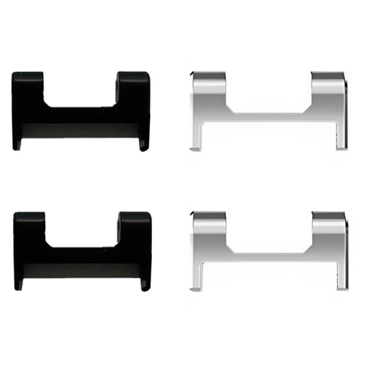 For Amazfit T-Rex 1 Pair Metal Watch Band Connector with Screwdriver(Black) - For Amazfit by buy2fix | Online Shopping UK | buy2fix